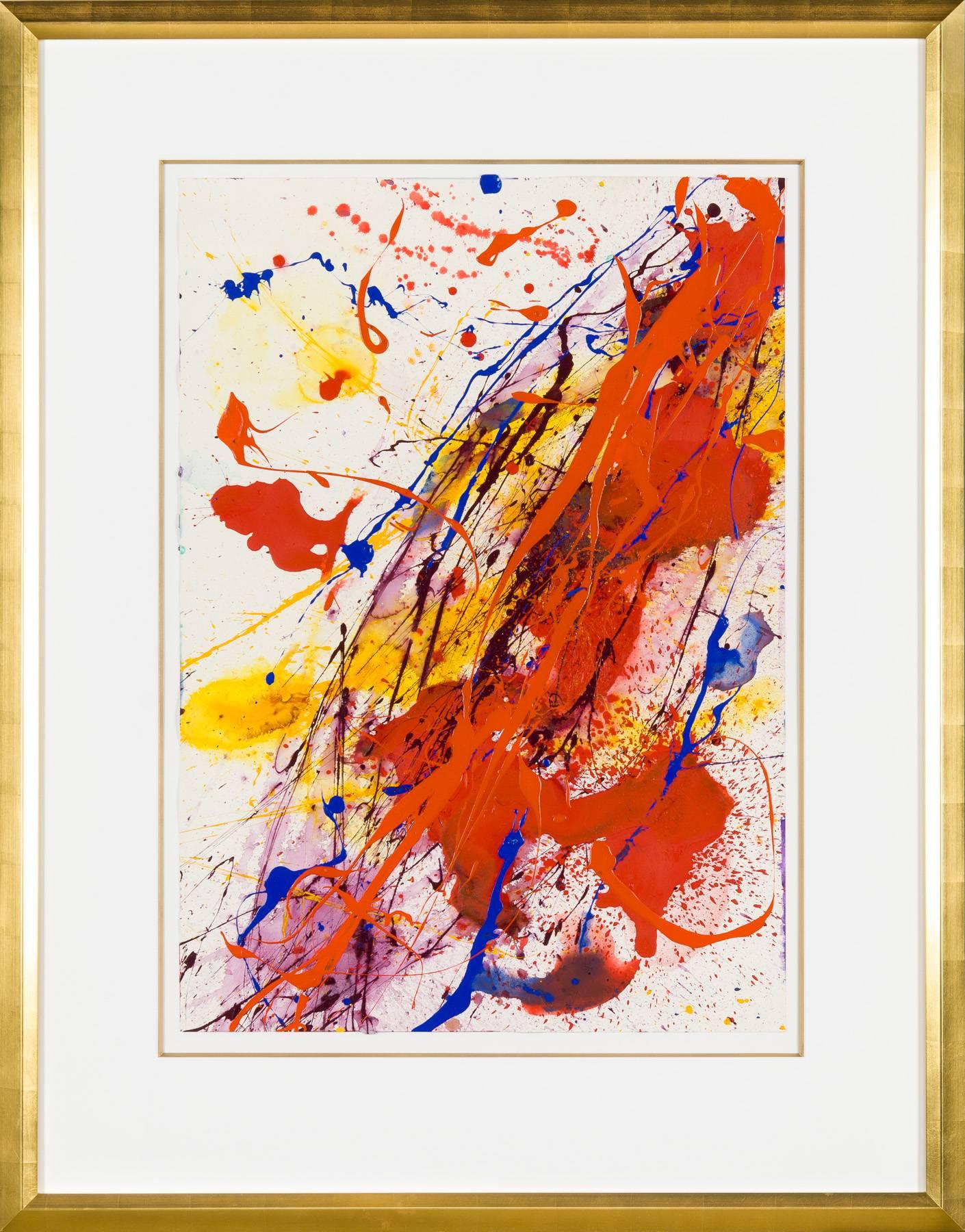 Untitled - Painting by Sam Francis