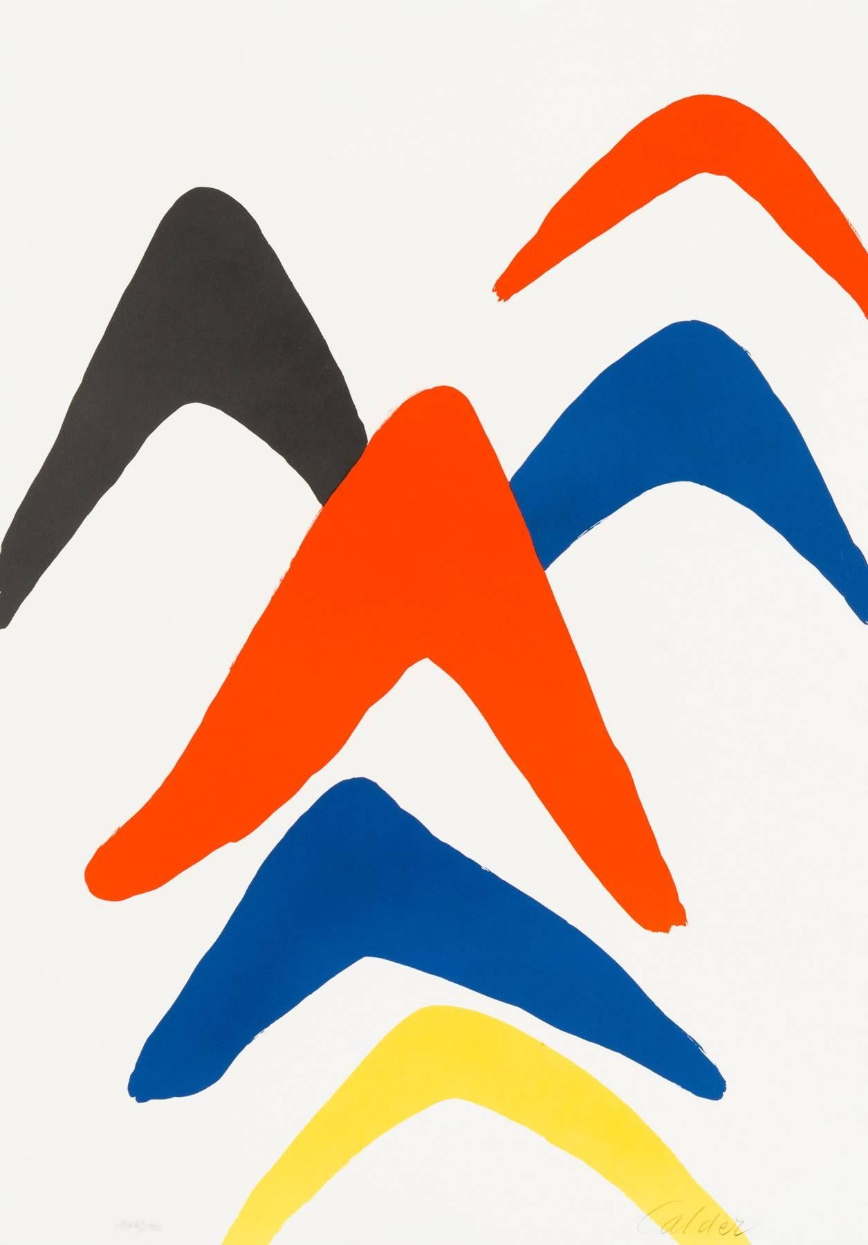 Alexander Calder Abstract Print - Stabiles