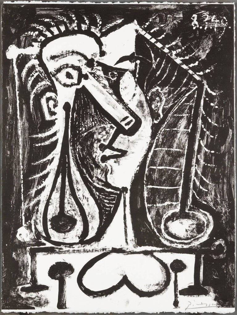 Pablo Picasso - Etudes de Mains et Colombe, Print For Sale at 1stdibs