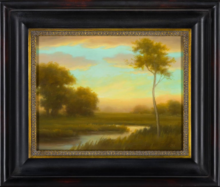 Warm Tones of Evening - Painting by Jane Bloodgood-Abrams