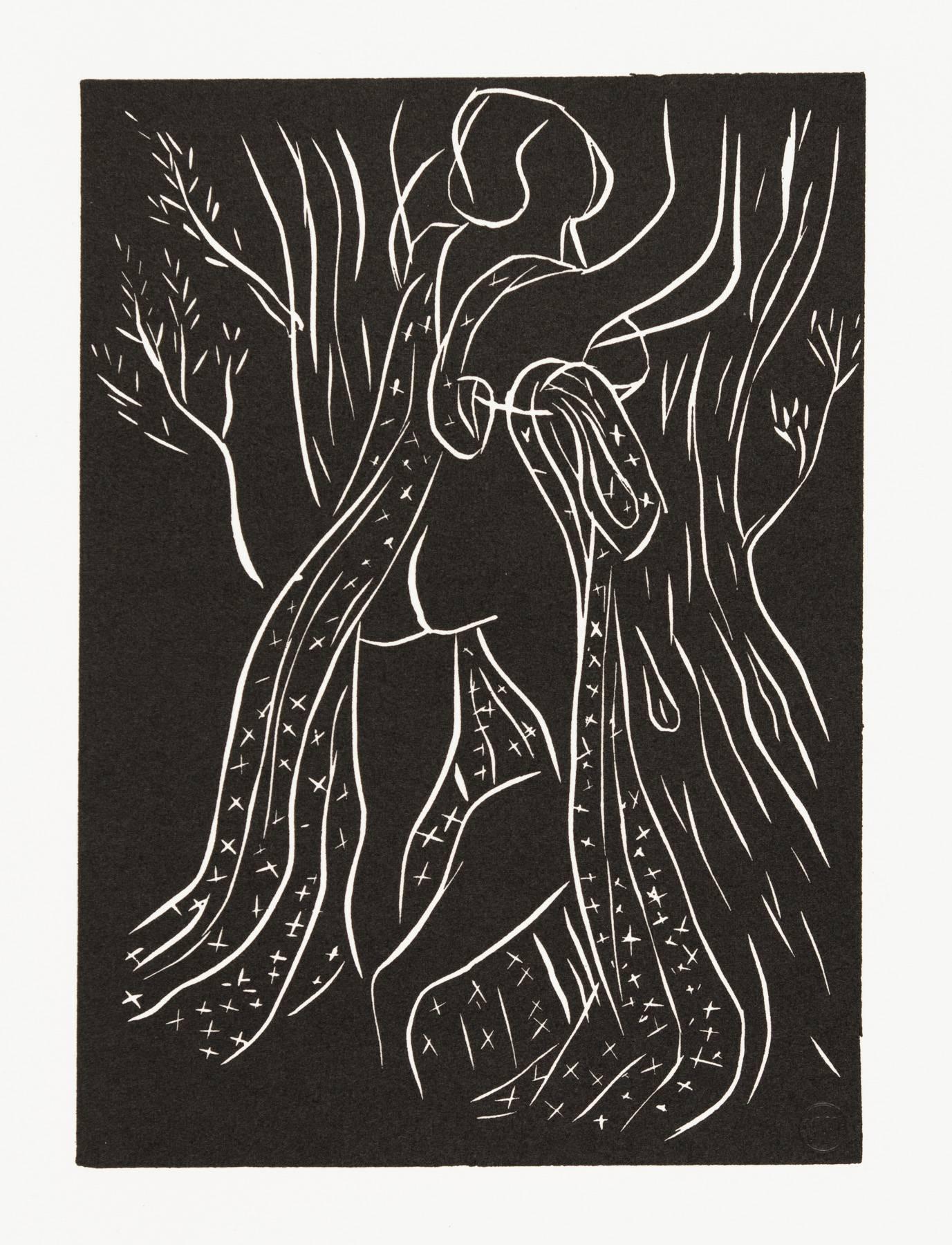 Henri Matisse Figurative Print - . . . ELLE Y POSE SA JOUE . . . ELLE L'EMBRASSE . . .