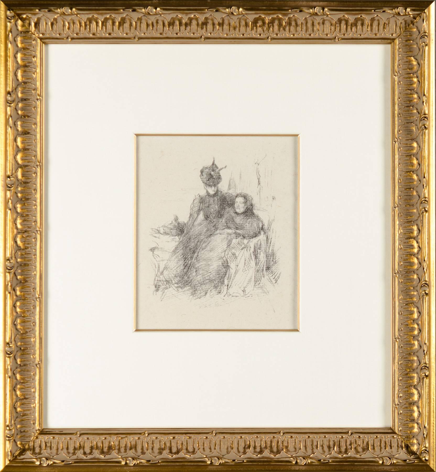 Mother and Daughter - Print by James Abbott McNeill Whistler