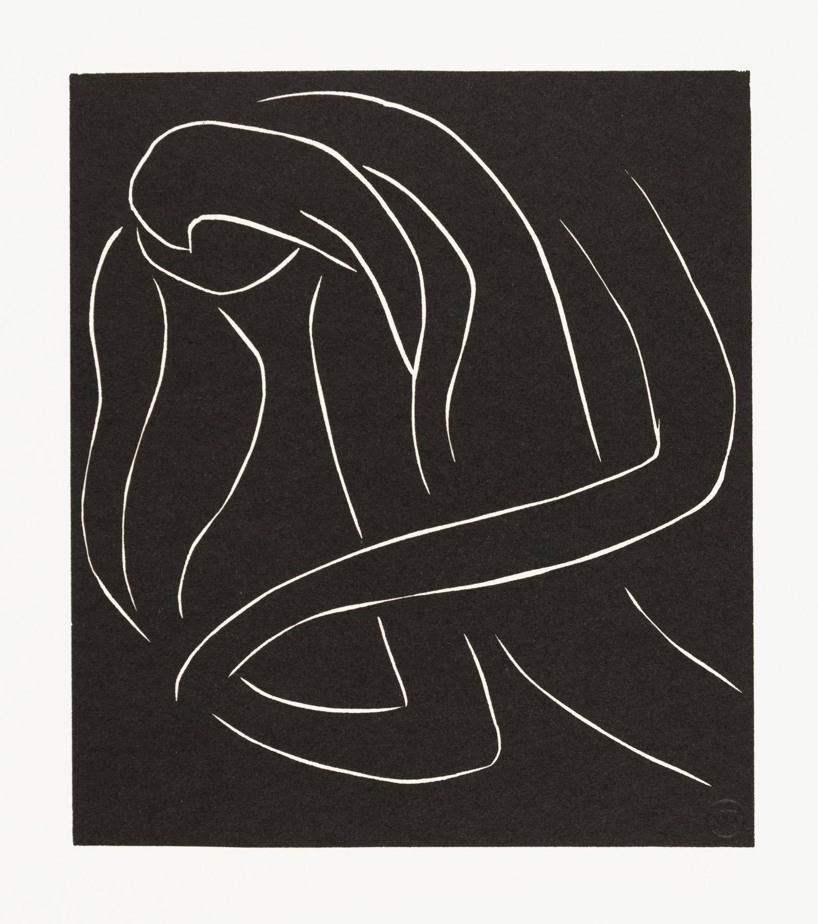 Figurative Print Henri Matisse - . . . ET SE COUCHER CHAQUE SOIR DANS SON MALHEUR... 