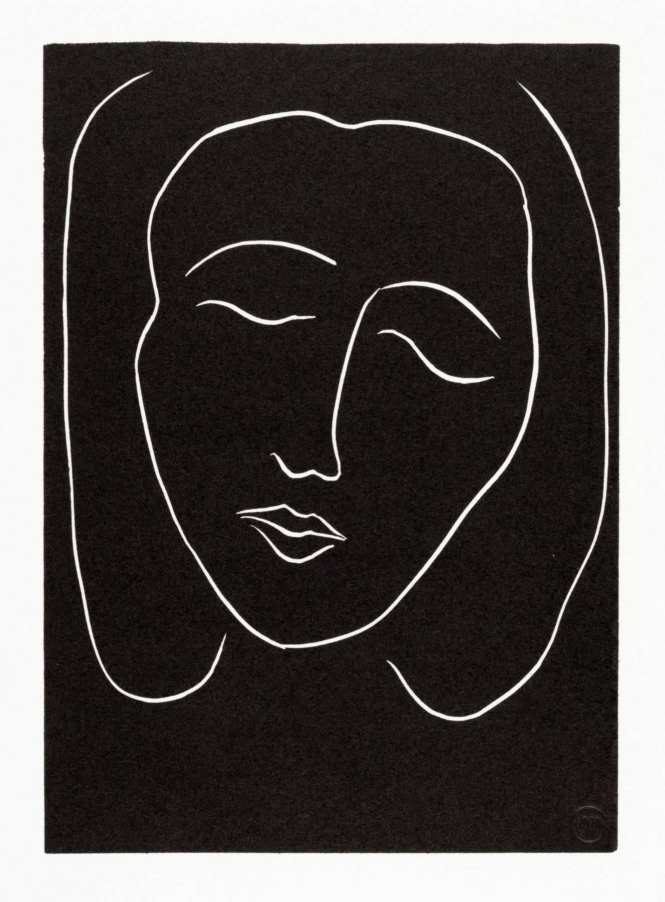 Henri Matisse Figurative Print - . . . DORS, DORMEUSE AUX LONGS CILS . . .