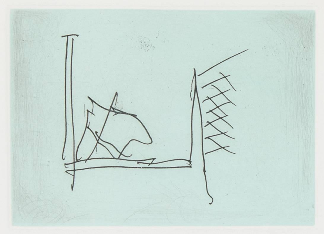 Abstract Print Robert Motherwell - L'Hôpital