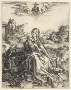 Antique The Virgin with the Dragonfly