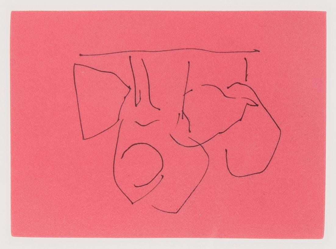 Robert Motherwell Abstract Print - Hades