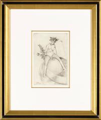 Second Frontispiece (Sitting on the Globe)