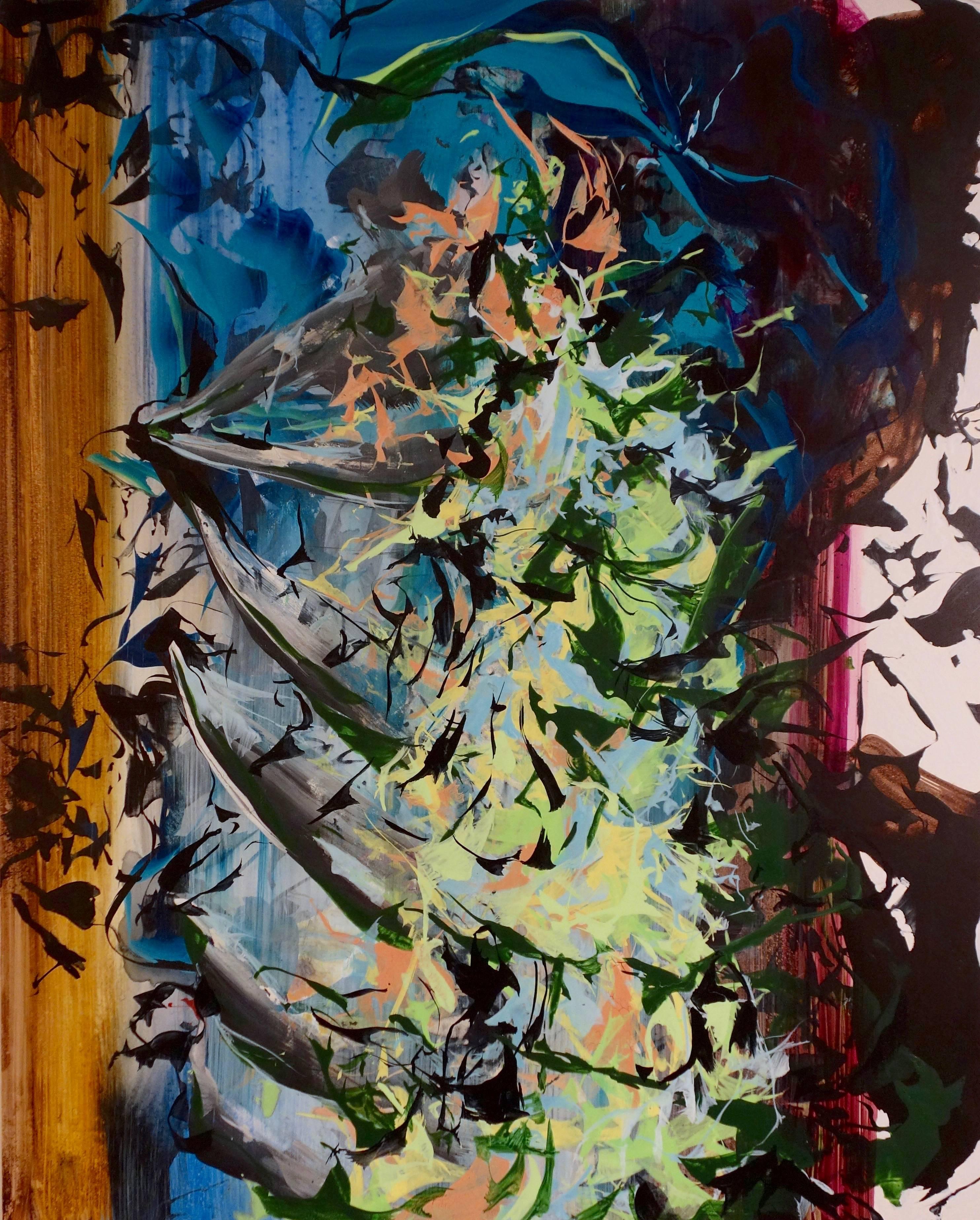 Kim Piotrowski Abstract Painting - Breaker