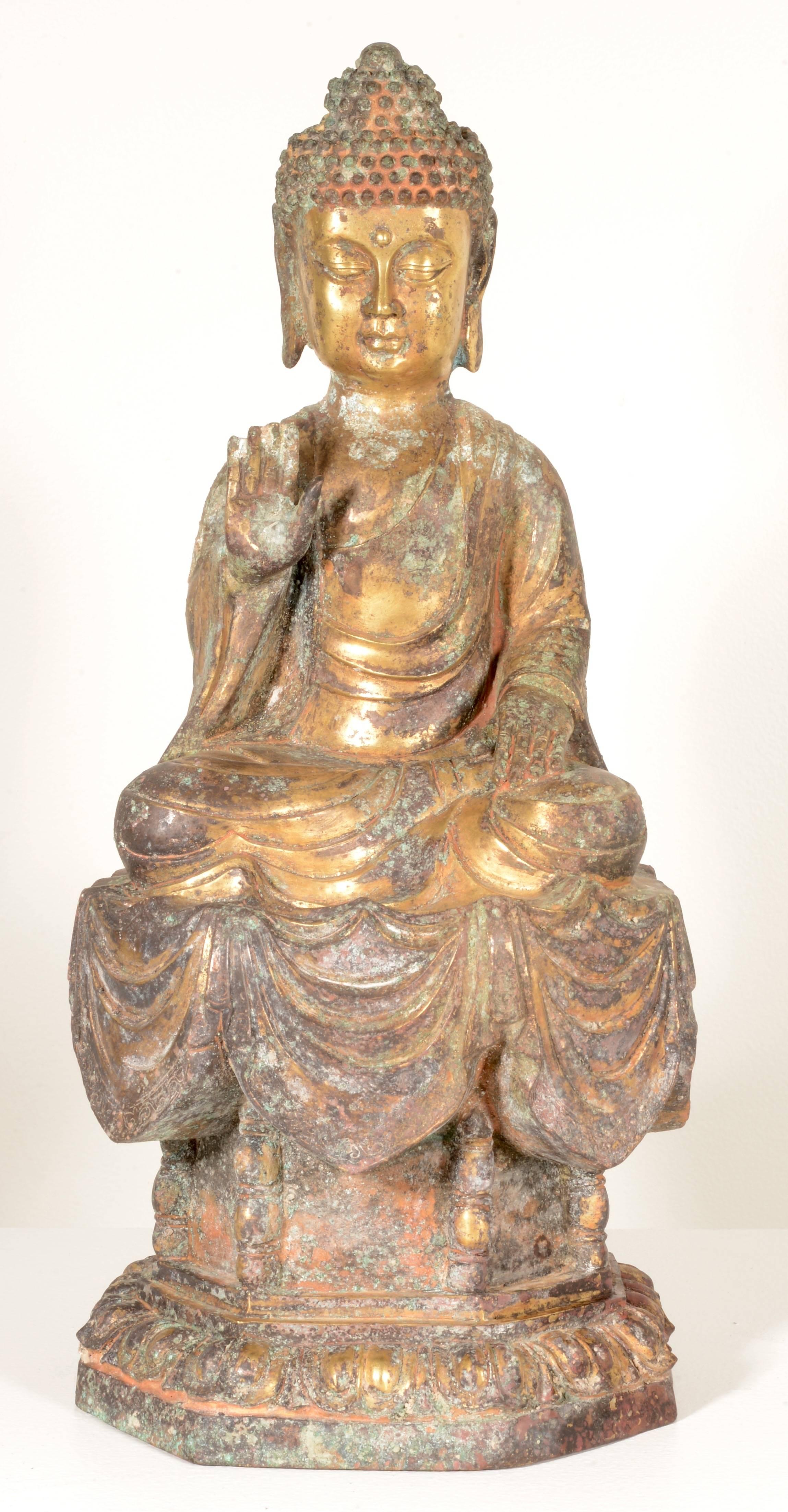 Katchu Shi Still-Life Sculpture - Dourushi-Kin Shakamuni Buddha