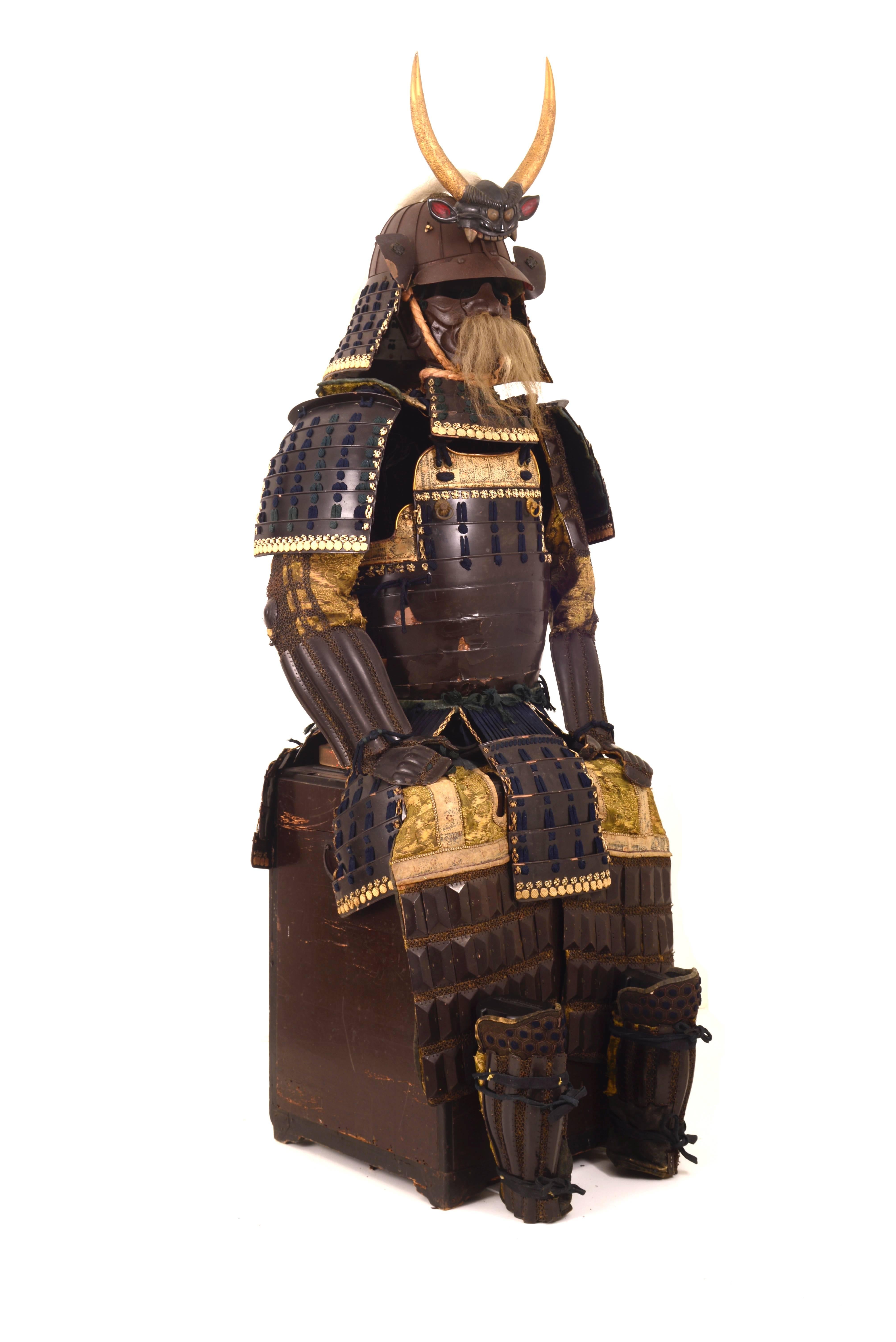 Hosokawa Clan Samurai Armor - Sculpture by Katchu Shi