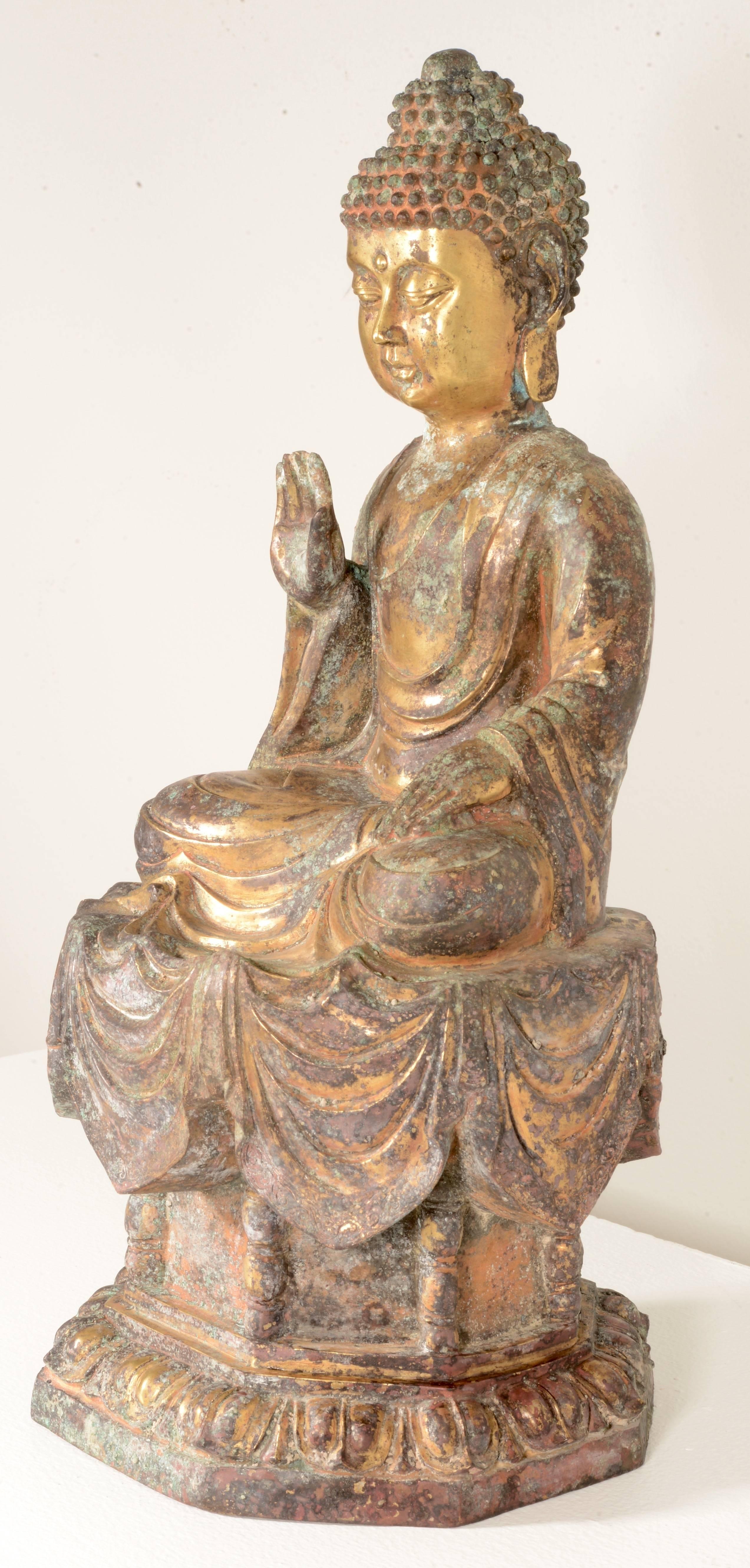 Dourushi-Kin Shakamuni Buddha - Sculpture by Katchu Shi
