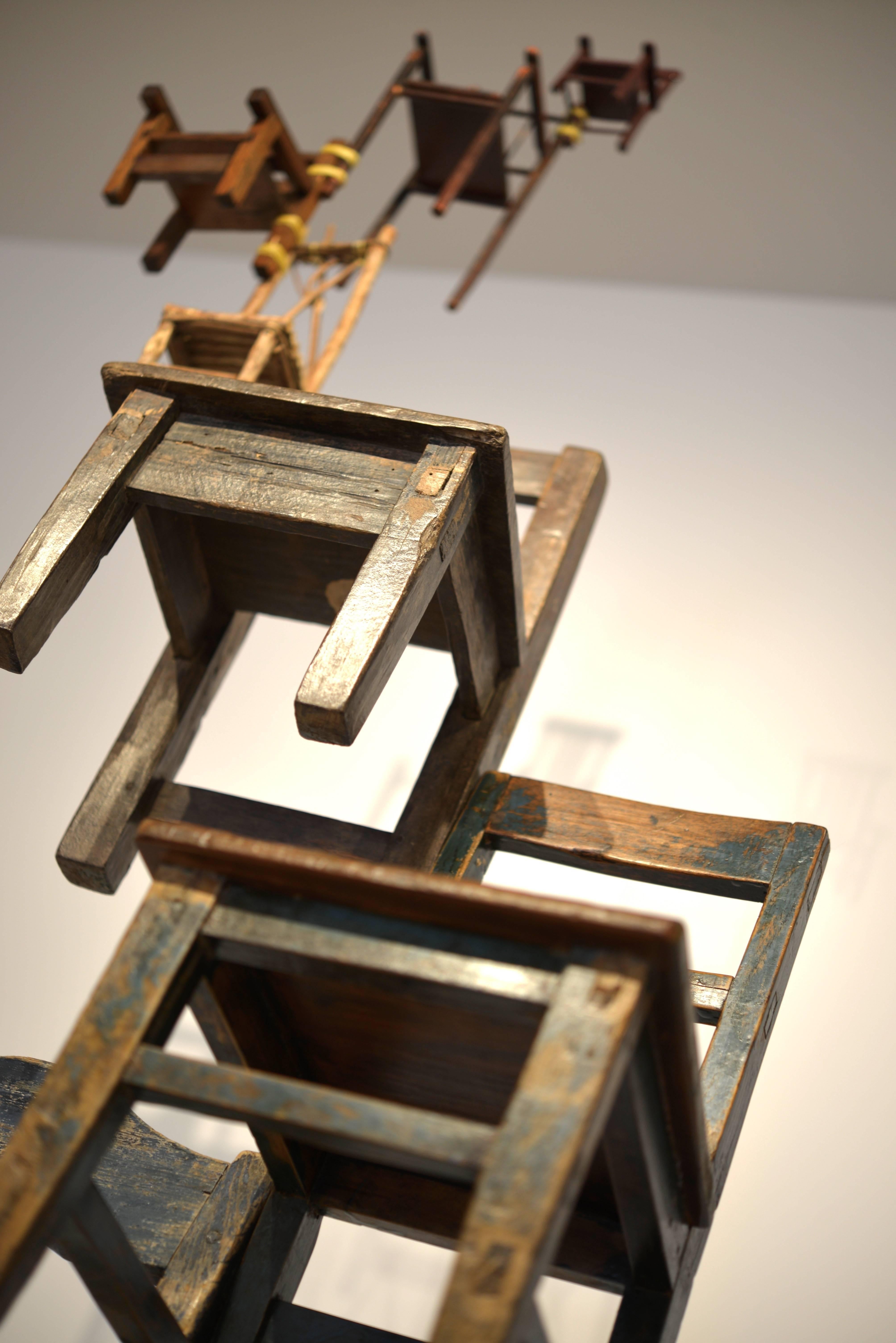 Chairway To Heaven - Sculpture by William Dubby Fuqua