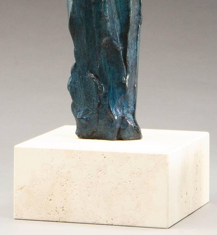 Sappho - Gold Figurative Sculpture by Claire McArdle