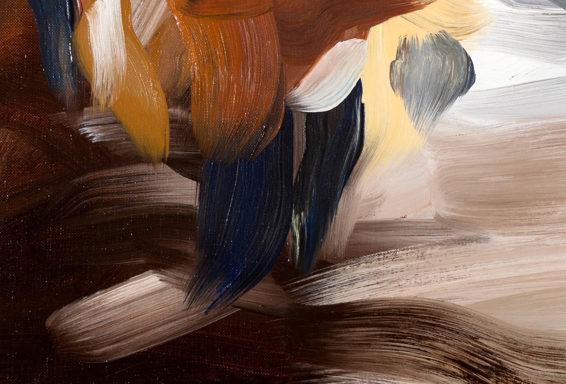 Scipio II (after Tiepolo) - Abstract Expressionist Painting by Elise Ansel