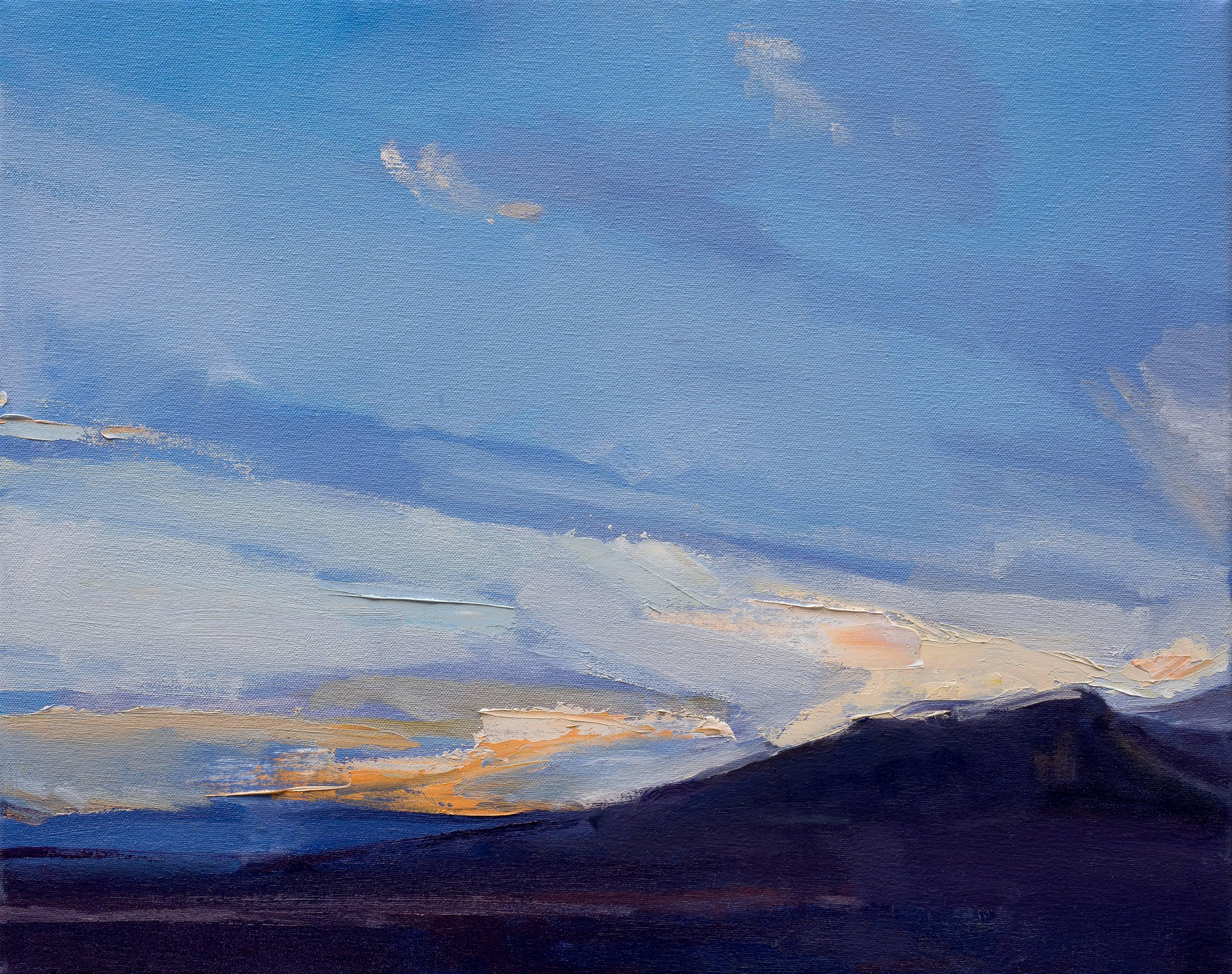 Kathryn Stedham Abstract Painting - Dragon Sky, Northern NM.