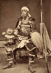 Antique Photograph of a Samurai