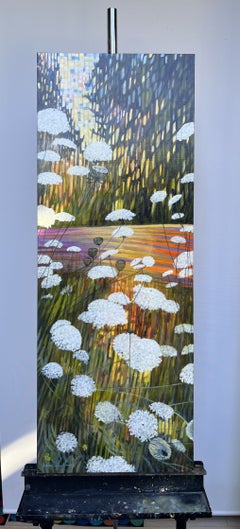 «Encaje de verano cálido», pintura original