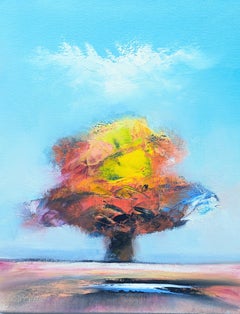 Seasons Tree, Oil Painting