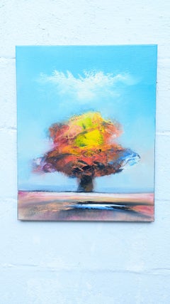 Seasons Tree, Oil Painting