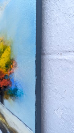 Arbre de saison, peinture à l'huile