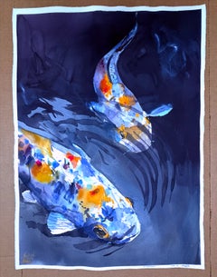 Koi I, Original Painting