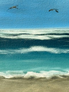 « Blue Horizon », peinture à l'huile