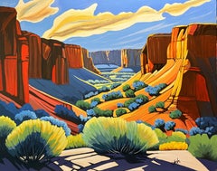 Canyons in the Light, Original Painting