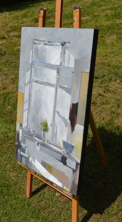 Broken Window, Oil Painting