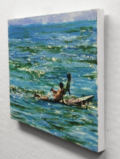 On the Lookout, Oil Painting