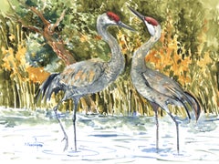 A Meeting in the Marsh, Original Painting