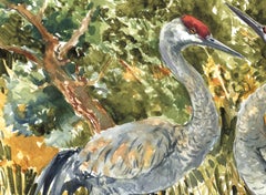 A Meeting in the Marsh, Original Painting