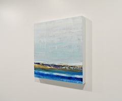 Costa invernal, pintura abstracta