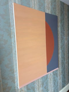 Fragmentos del Monumento XIII: «El sol dividido», pintura al óleo abstracta