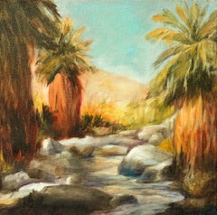Oasis III, pintura al óleo