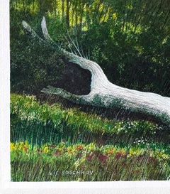 Pale Timber Silence, Original Painting