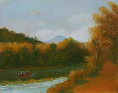 Baker Pond, Oil Painting