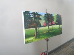 Glade with Red Trees, Original Painting