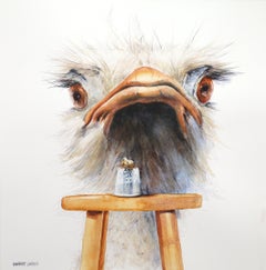 Guardian of the Quail Eggs, Original Painting