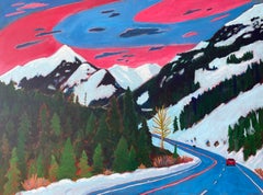Aproximación al paso de Berthoud, pintura original