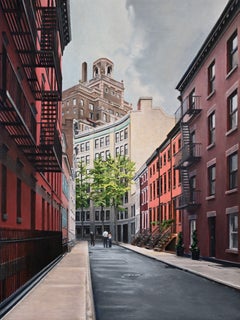 Light on Gay Street, Oil Painting