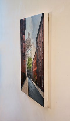 Light on Gay Street, Oil Painting