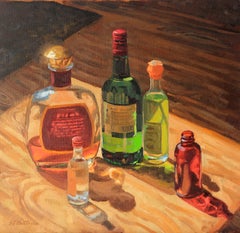 Liquor Lights, Oil Painting