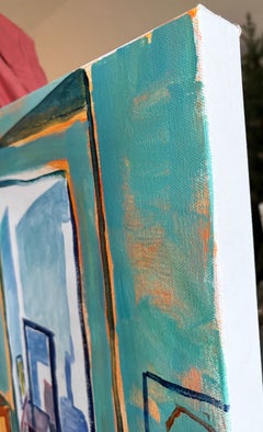 Interior de Bank Street, pintura original