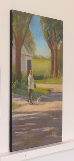 «Casi en casa», pintura al óleo