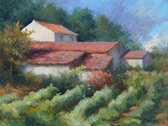 Provosende Vineyard, Oil Painting