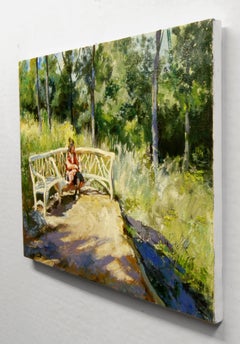 « Fin du chemin », peinture à l'huile