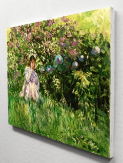 Blossoms and Bubbles, Oil Painting