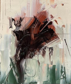 „Echoes of Bloom“, IV, abstraktes Ölgemälde
