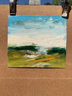 Light Breaking West, Abstract Oil Painting